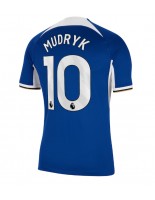 Chelsea Mykhailo Mudryk #10 Domácí Dres 2023-24 Krátký Rukáv